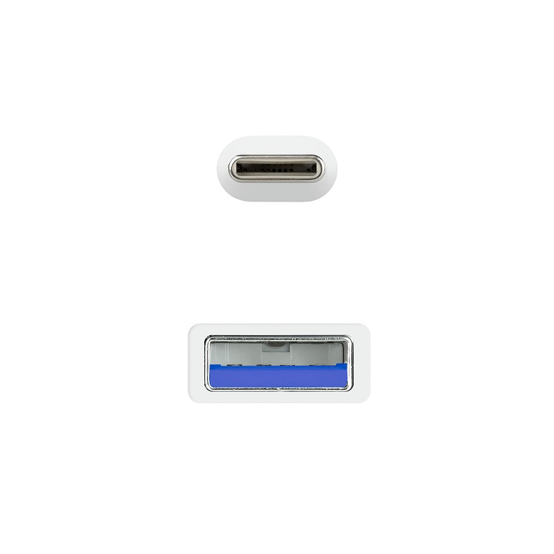Cabo Nanocable USB 3.1 - USB-C 1m Branco 4